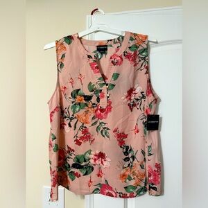 Liz Claiborne Pink Floral Blouse